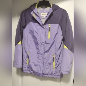 Lands End girls coat, wind proof and water proof.